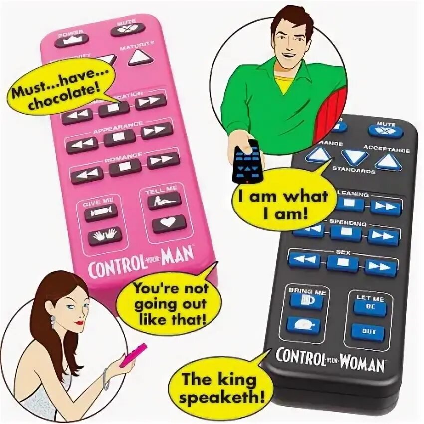 You control this you control that. Woman remote control. контрол your мен. remote controller and man. remote_talk.