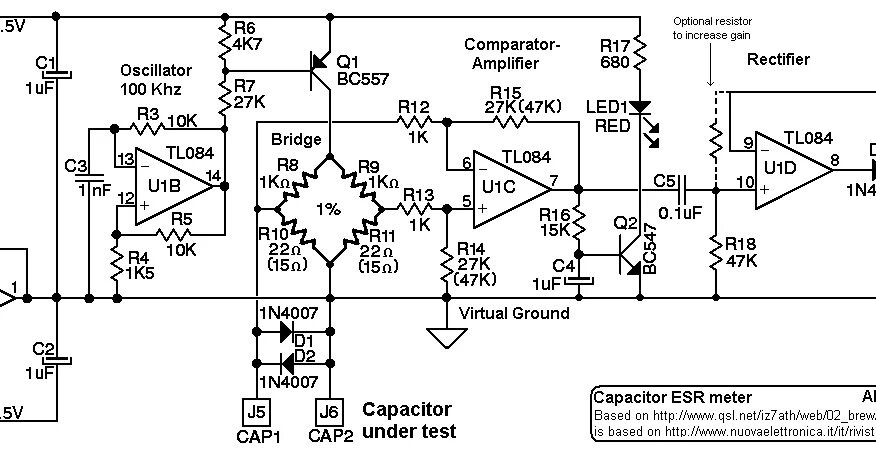 Тл измерение. Аналоговый ESR метр схема. Измеритель ESR метр схема. Схема Манфреда измерения ESR конденсаторов. ESR метр схема.