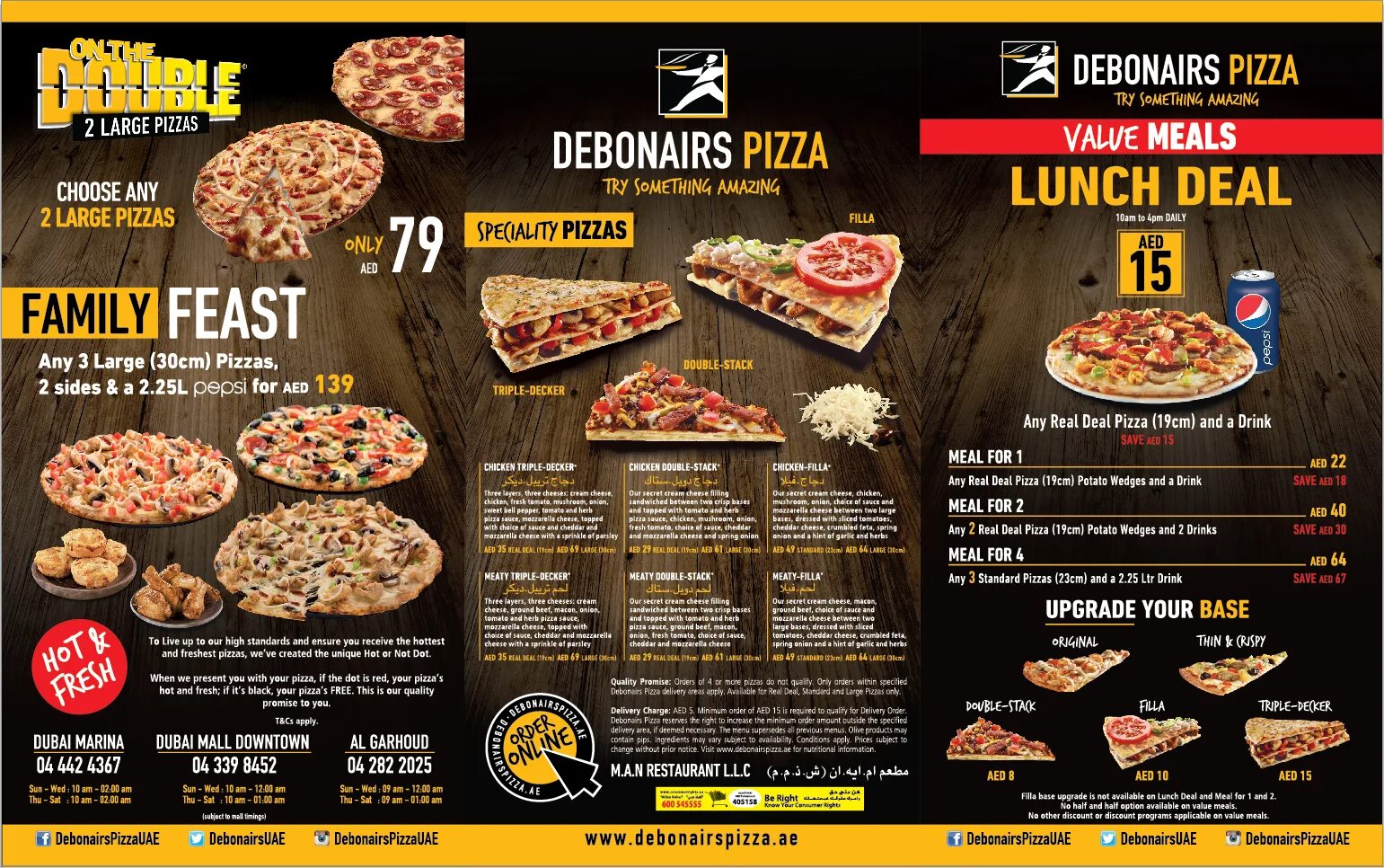 Models menu