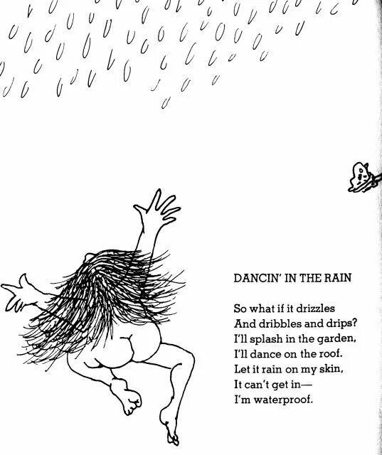 Песни на английском дождь. Смешные стихи про дождь. Смешные стишки про дождик. Шел Сильверстайн стихи. Шел Сильверстайн карикатуры.