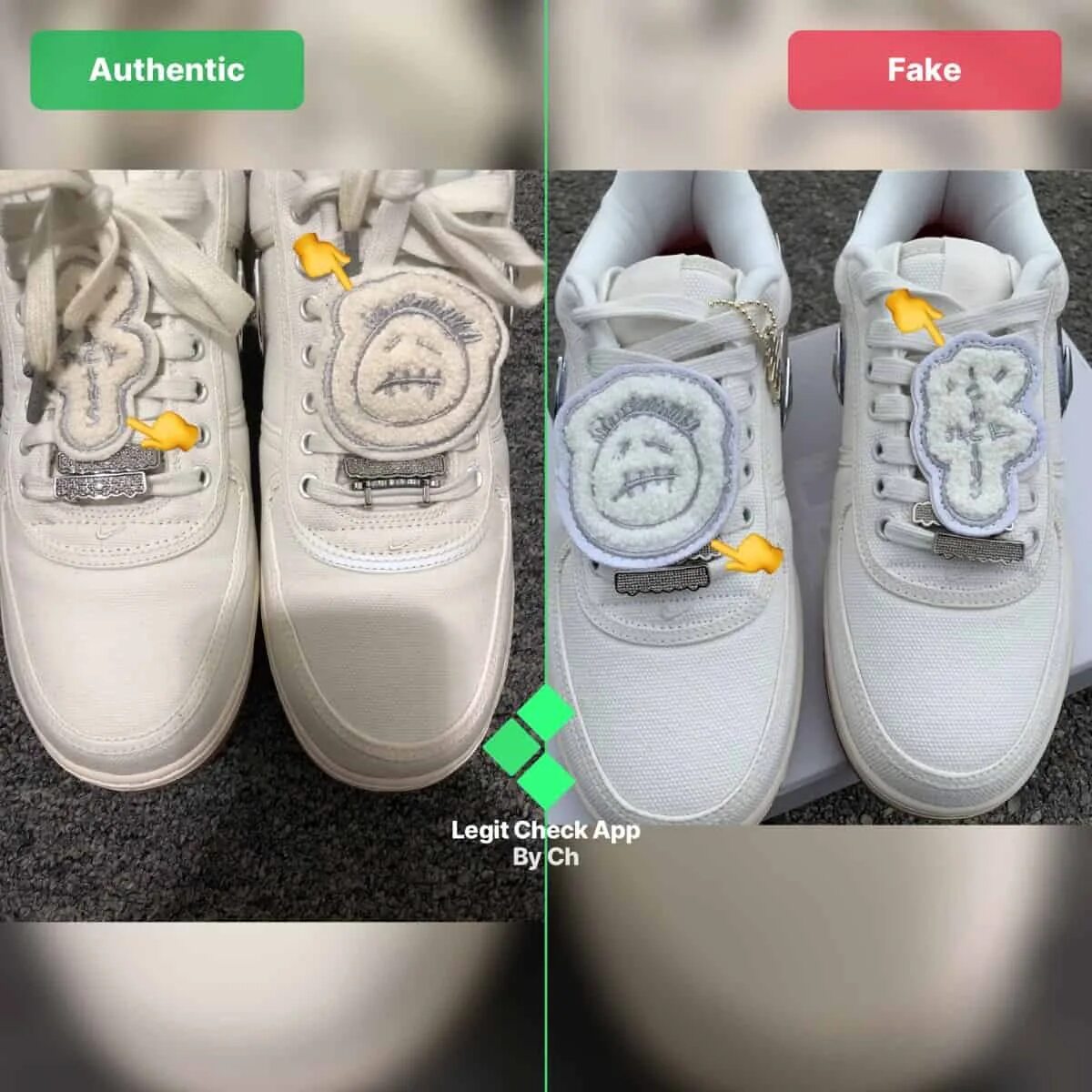 Как отличить форсы. Nike Air Force 1 Original vs fake. Найк АИР Форс 1 Кактус Джек. Найк АИР Форс 1 Трэвис Скотт Кактус Джек. Nike Air Force 1 fake.