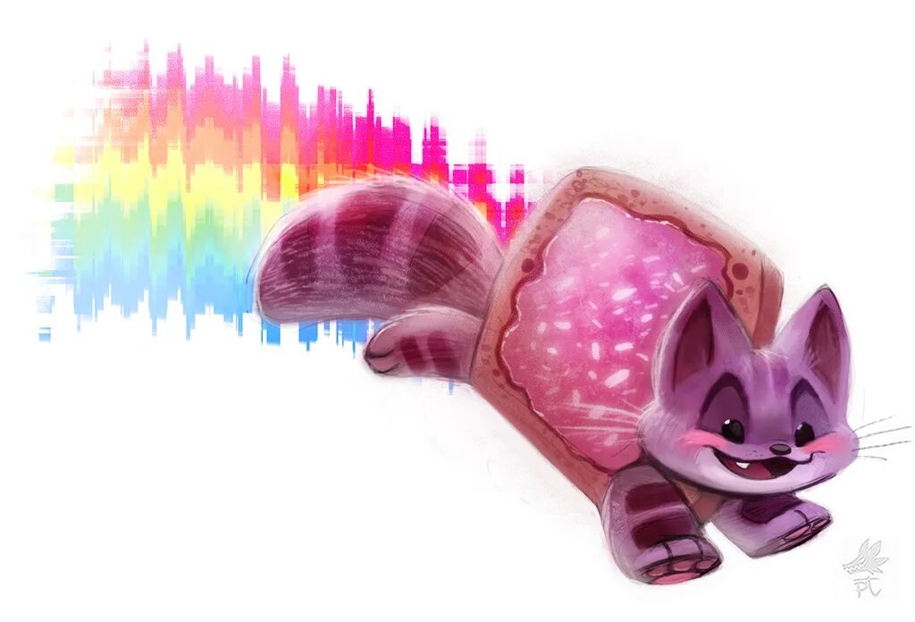 Сказку розовый котенок. Nyan cat арт. розовый кот арт. розовая кошка арт. розовый котик.