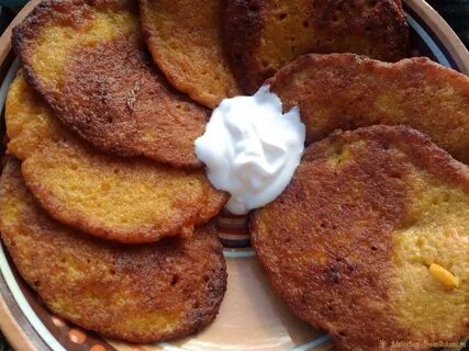 Оладушки из тыквы пышные и вкусные