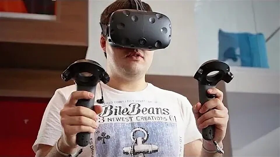 Vr лучшее видео. REALTRIGGER VR распечатать. Обзорщик гаджетов. Видео 3d очки с джойстиком.