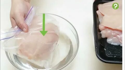 Размораживать мясо в холодной воде