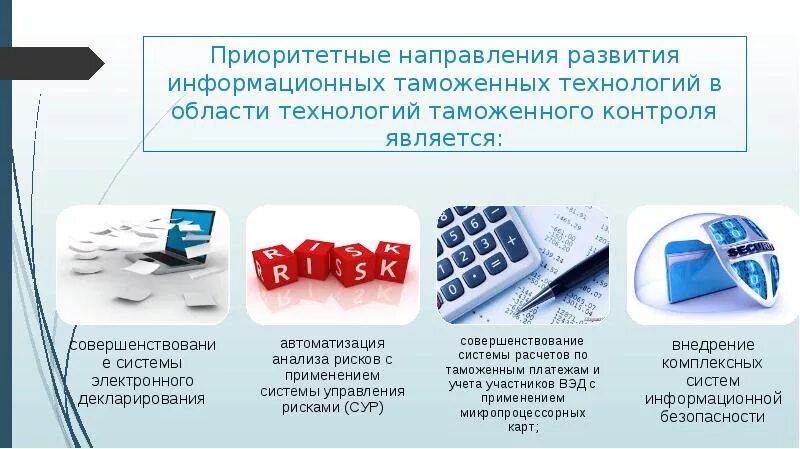 Направления развития таможенной