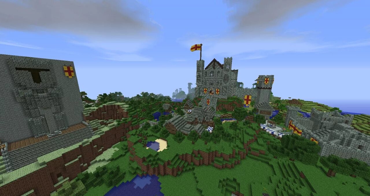 The map of minecraft