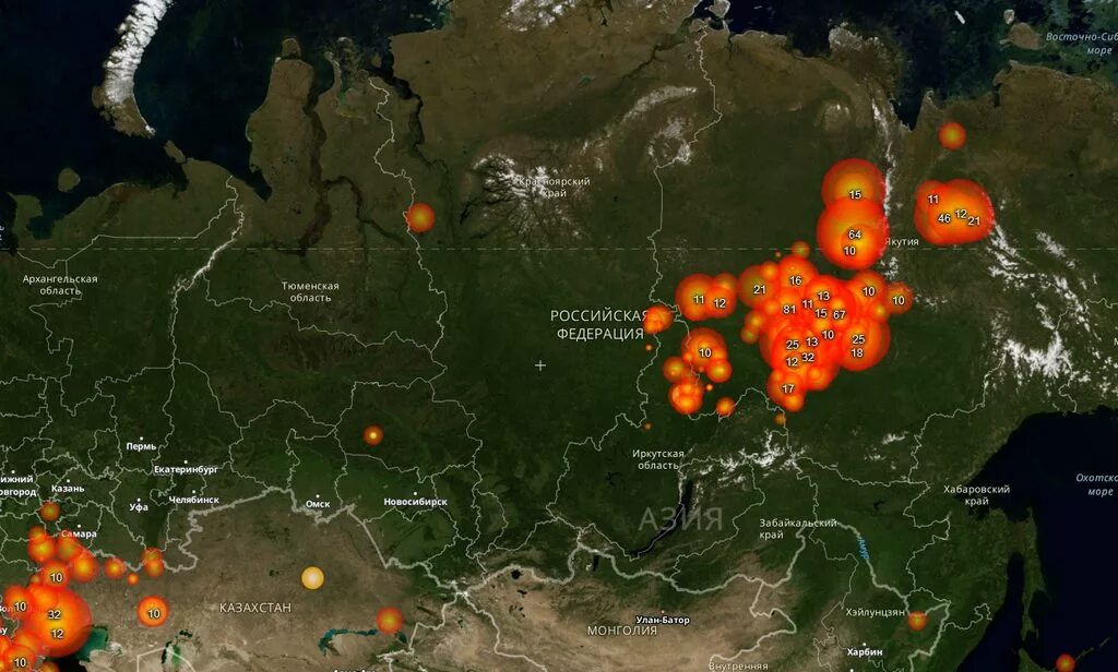 Где пожары карта. Лесные пожары в Якутии карта. Карта пожаров в Якутии. Лесные пожары в России Спутник карта 2021. Очаги пожаров в России на карте.