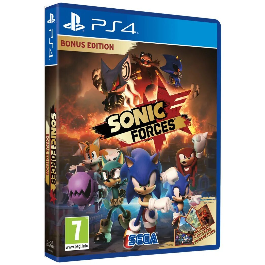 Sonic Forces ps4 диск. PLAYSTATION Sonic Forces ps4. Sonic Forces ps4 обложка. Ps4 игры Sonic.