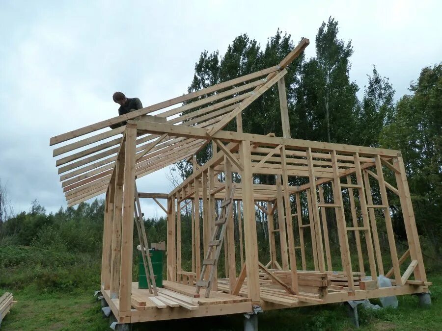 Строим дом 3 на 2. Каркасная баня 2. Строим дом 3 на 2. Каркас крыши односкатной 6х4. Каркас домика 3х3.