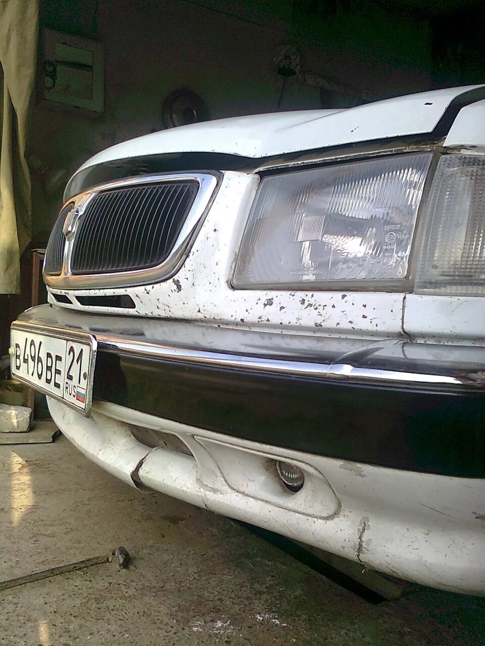 Как снять передний бампер 3110 Removal and installation of the front wing GAZ-31105 2004 2009