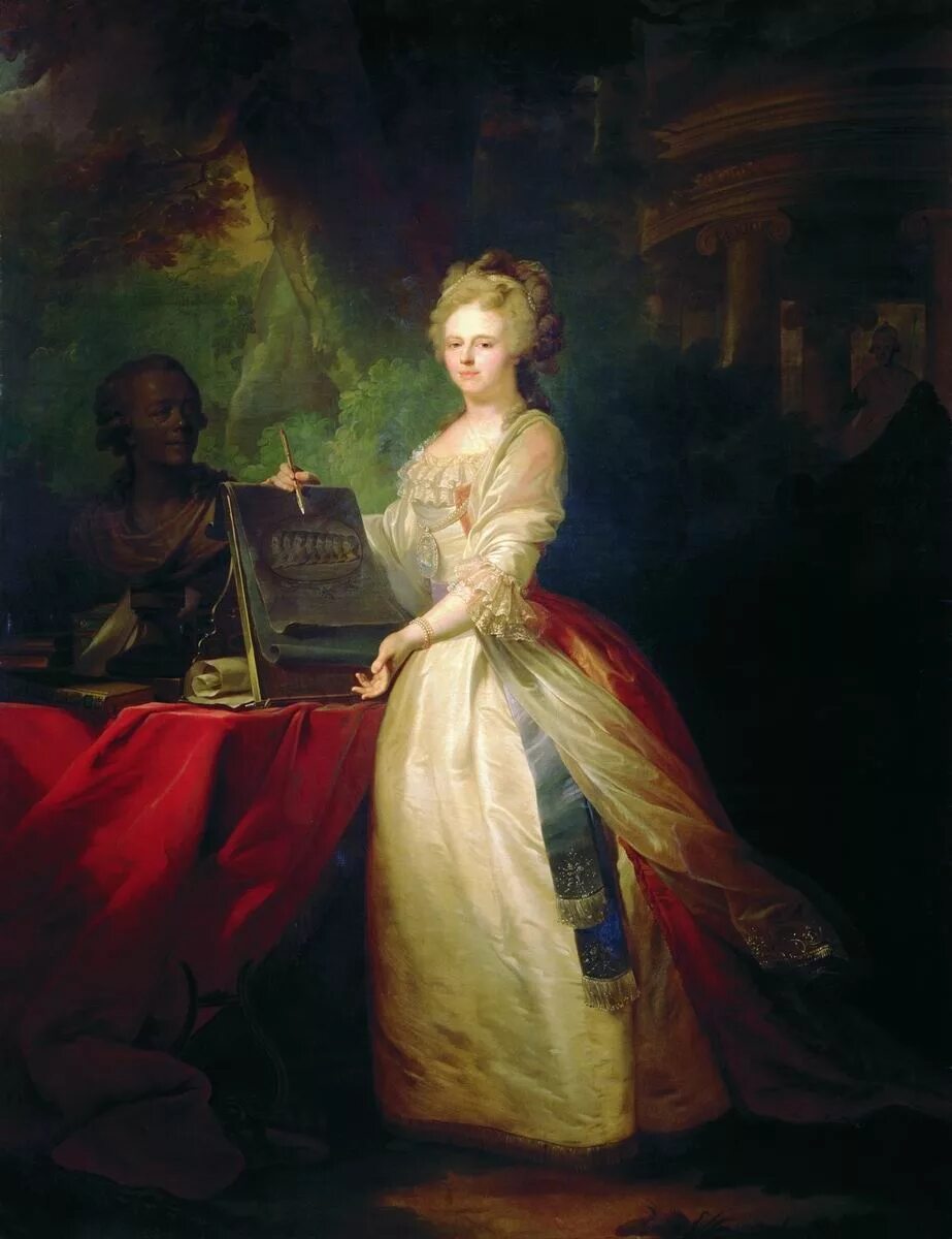 1795 г россия. Лампи портрет Марии Федоровны.