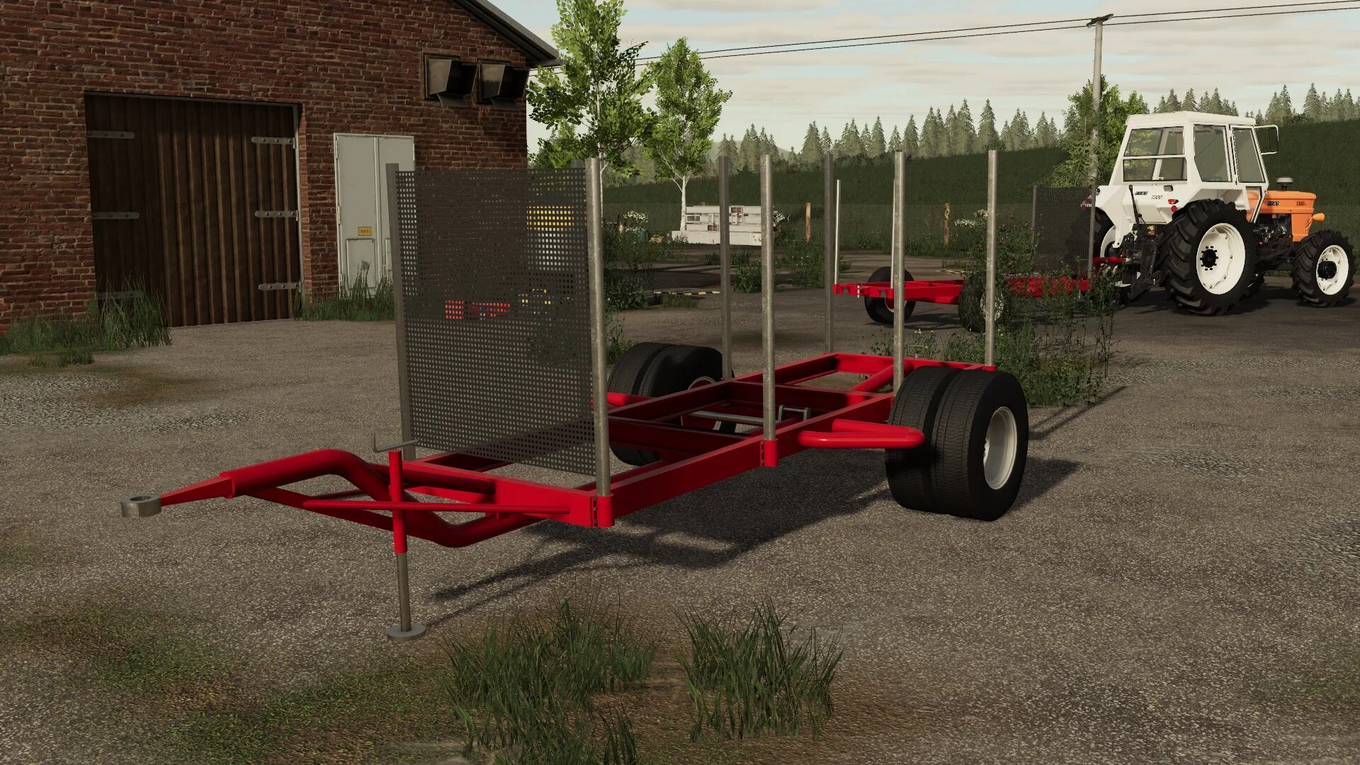 Lizard Wood Trailer fs19. Fs19_autoload_Wood_Pack. IMT Traxtor fs19.