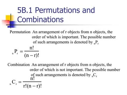 Permutations