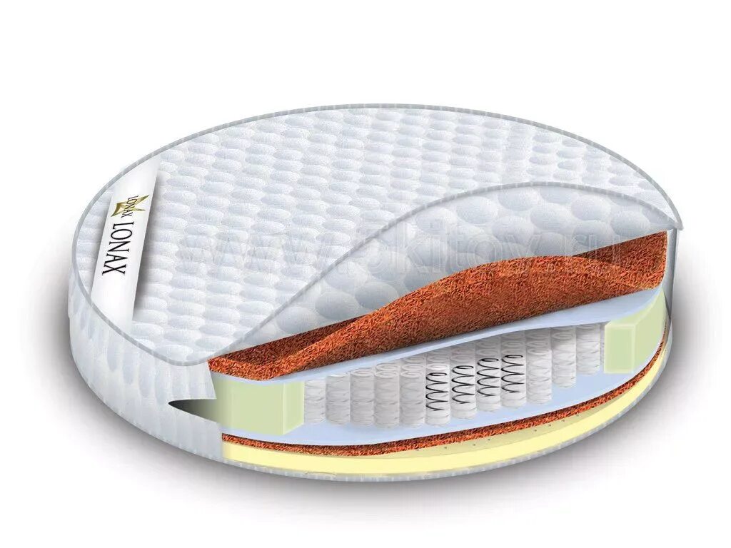 Круглый матрас. Матрас lonax round cocos s1000. матрас lonax cocos-medium tfk. матрас lonax round cocos s1000 ø210 ортопедический пружинный. матрас lonax round medium tfk.