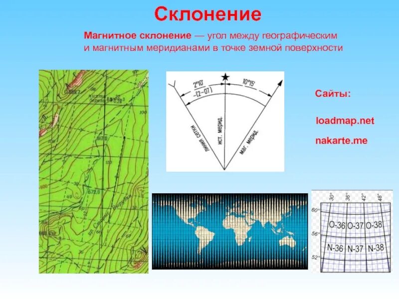 Калькулятор магнитного склонения