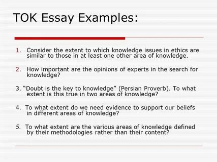 Consider examples