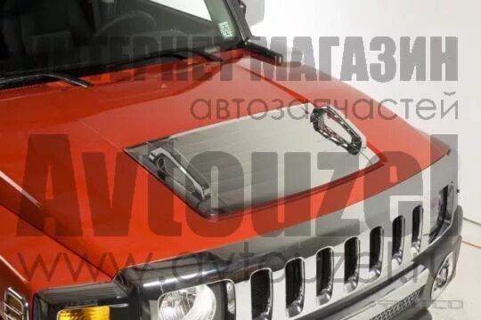 Как снять накладку капота хаммер h3 Hummer H3 (2003-) накладки на дефлектор капота и ручки дефлектора, хромированные