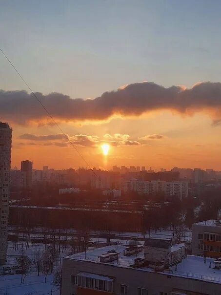 Время начала заката