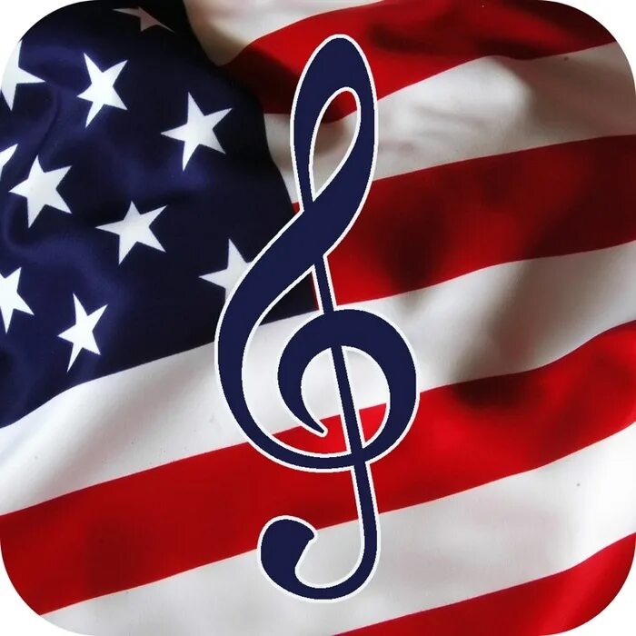 Музыкальный символ американского. Американские музыканты. Музыка США. Гимн флагу сша