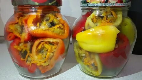Перец с мясом на зиму в банках