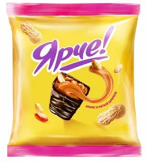 Конфета ярче с арахисом