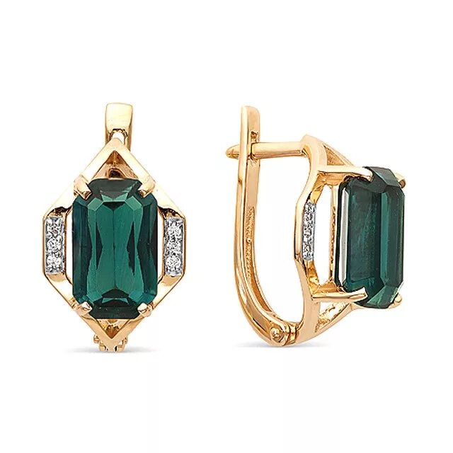 серьги золотые с бриллиантами и изумрудами 585. серьги italina с зеленым камнем. золотые сережки с зеленым камнем. санлайт серьги золотые с зеленым камнем. золотые серьги с зеленым камнем.