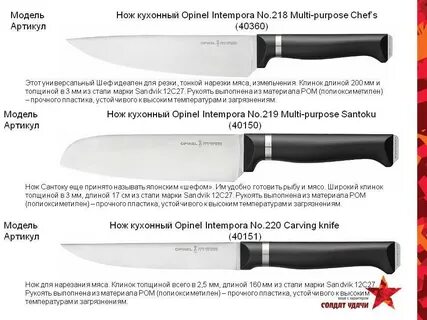 Чем отличаются ножи