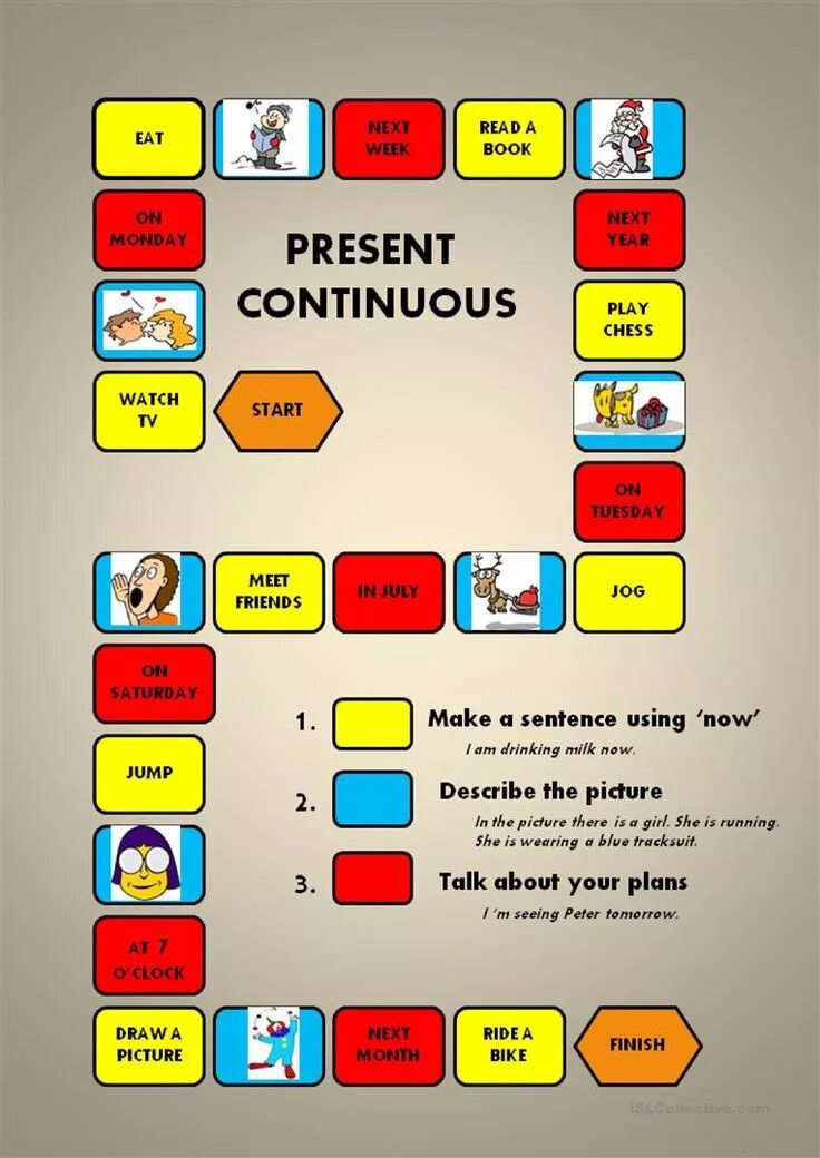 Present simple past simple present continuous game. Present continuous игра. present continuous boardgame. present continuous board game. present continuous игра ходилка.