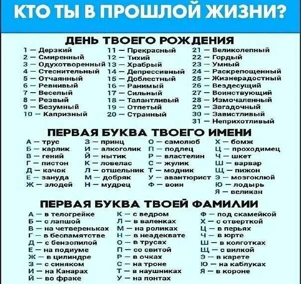 Тест кем ты был в прошлой жизни. Кем были друг другу в прошлой жизни. Таблица кем был в прошлой жизни. Кем были друг другу в прошлой жизни. Прошлая жизнь.