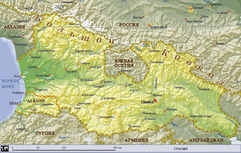 Где находится грузия. Аджария на карте Грузии. Рельеф Грузии карта. Географическая карта Аджарии. Географическая карта Грузии.