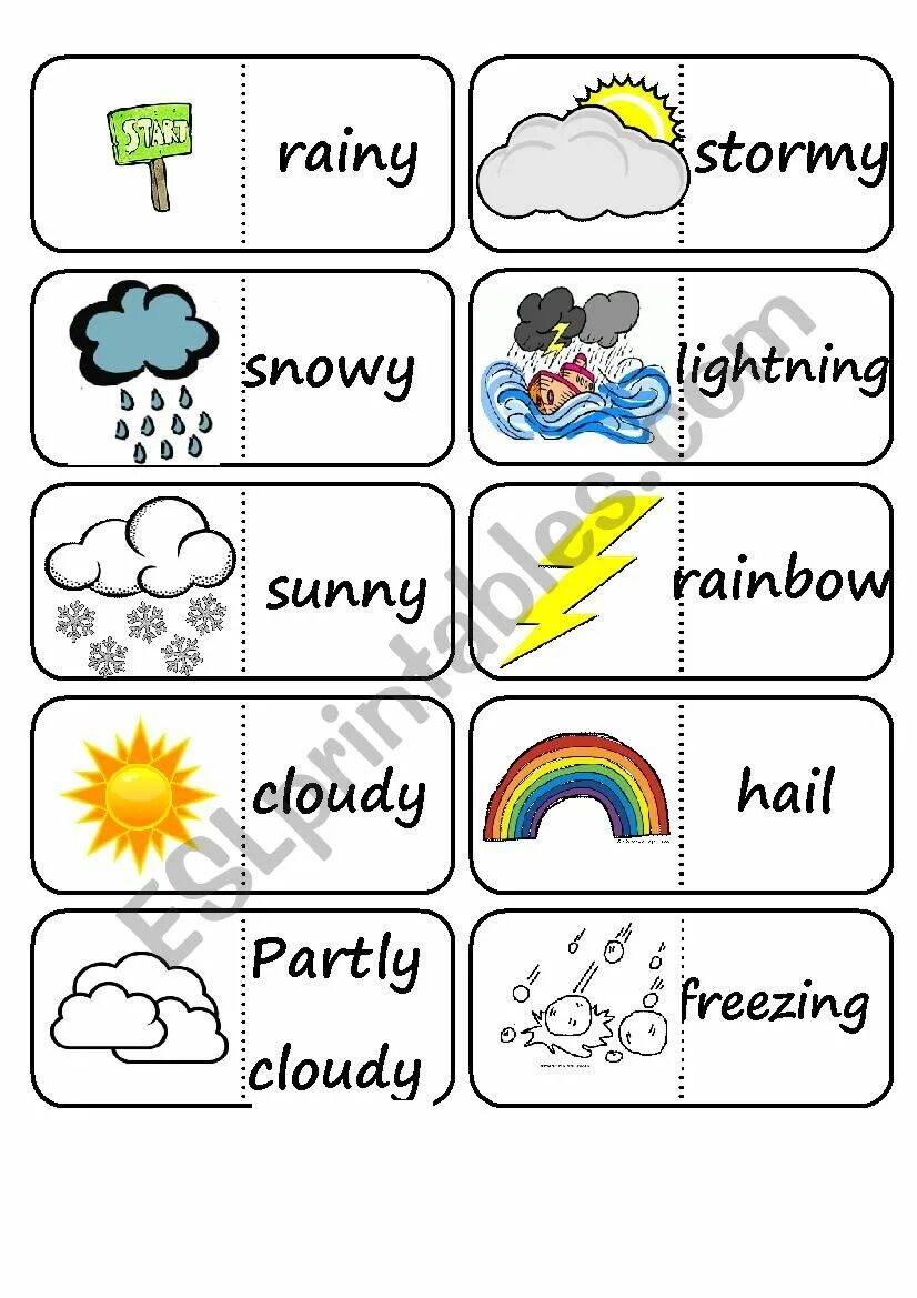 Домино weather. Weather Domino game for Kids. Погода на английском. Seasons and weather игра. Игра погода на английском