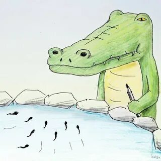 Крокодил прикол