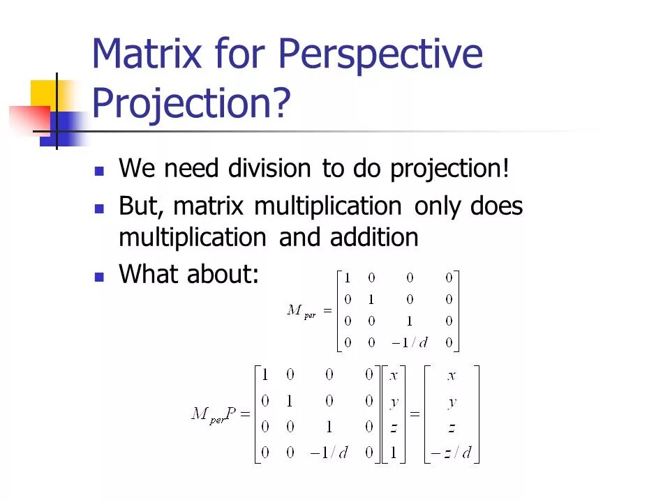 Projection matrix. Perspective matrix. projection matrix example. perspective изделия в программе matrix.