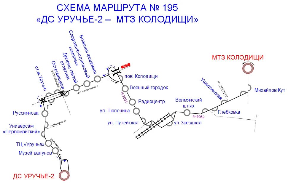 86 автобус расписание минск