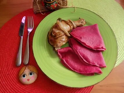 Свекольные блины #масленица2021 - пошаговый рецепт с фото (2579 просмотров)