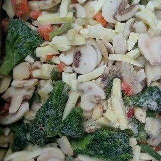 Замороженные овощи и грибы