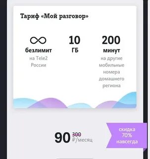 Как получить скидку теле2