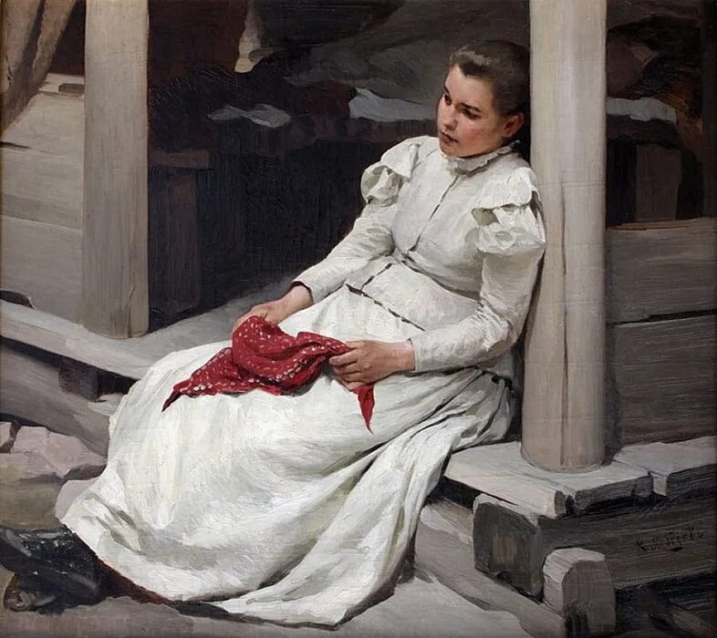 Образ женщины в произведениях. К. В. Лебедев (1852-1916).
