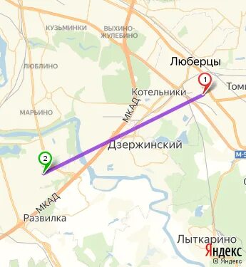 Как добраться до люберец