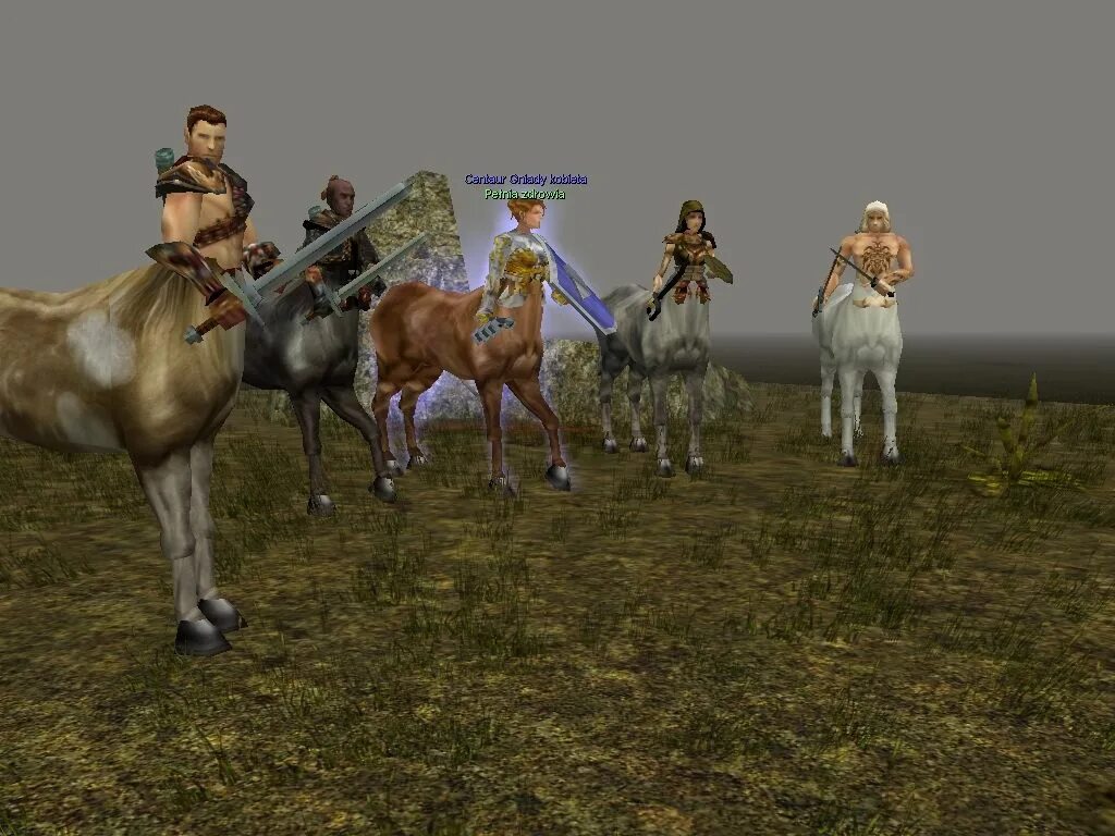 Village of centaurs. Village of centaurs