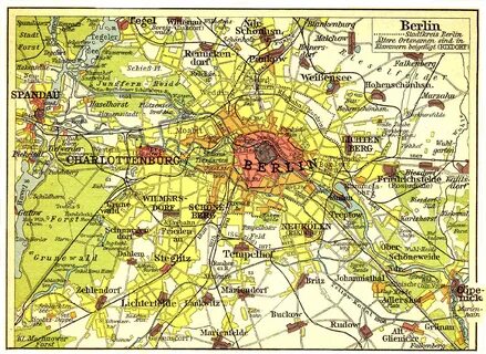 Карта берлина