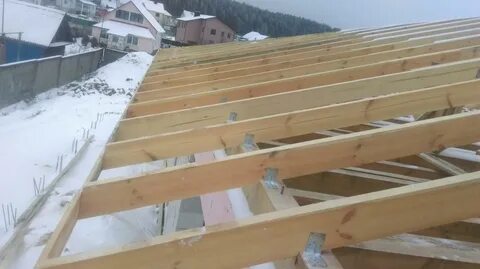 Балки перекрытия стропила