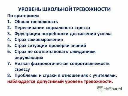 Переживание социального стресса