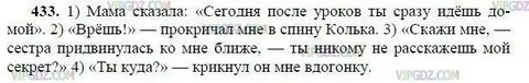 Русский язык 8 класс примеры