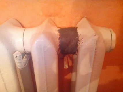 Течь батареи между секциями