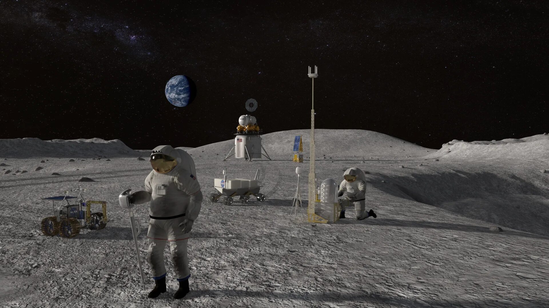 Artemis NASA Лунная база. Экспедиция на луну.