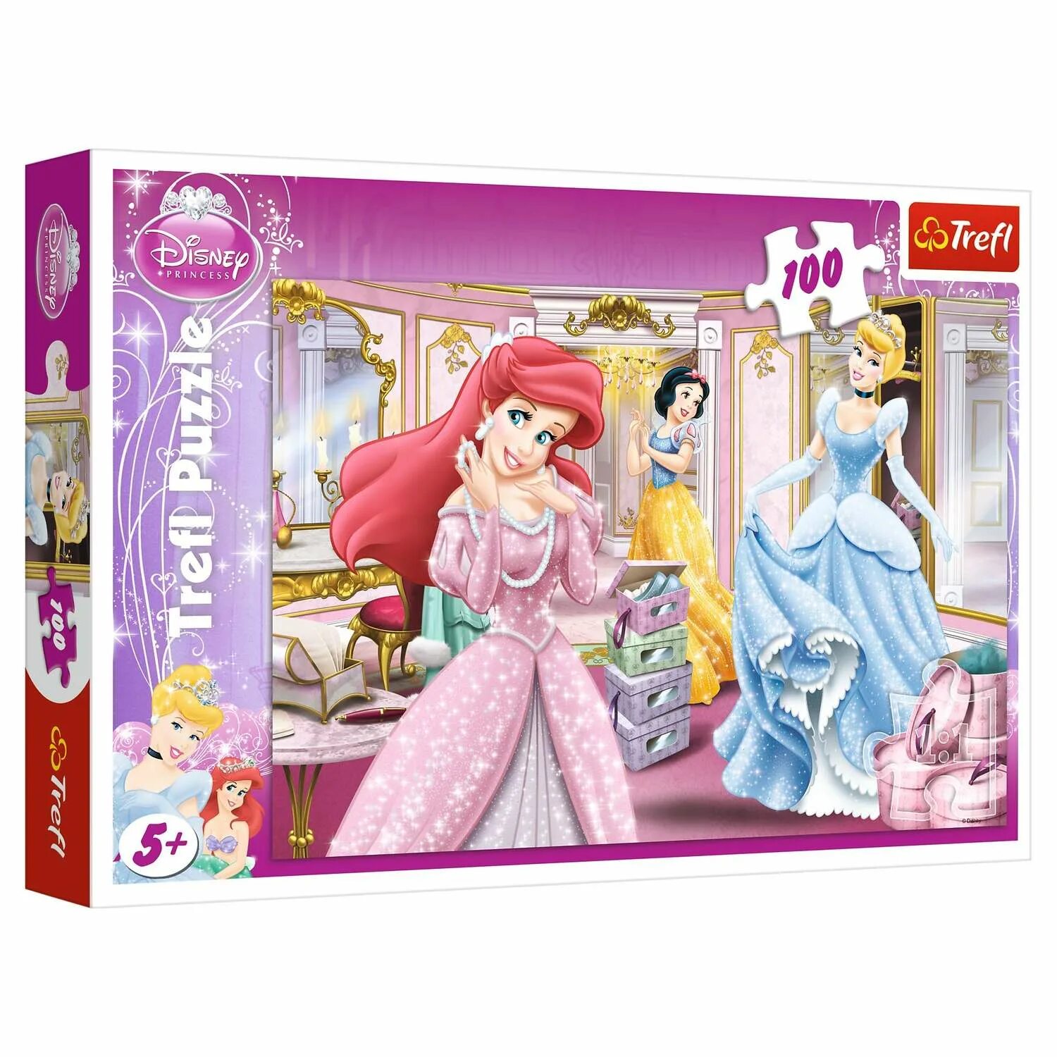 100 принцесс. Trefl Puzzle Disney. Trefl 100. Пазлы принцессы Диснея. Пазлы принцессы на балу.