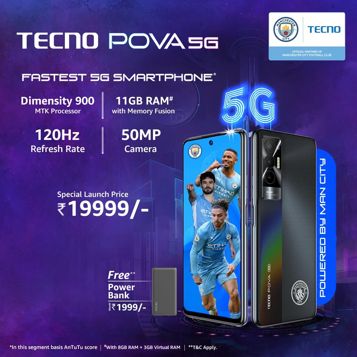 Tecno pova 5 pro характеристики