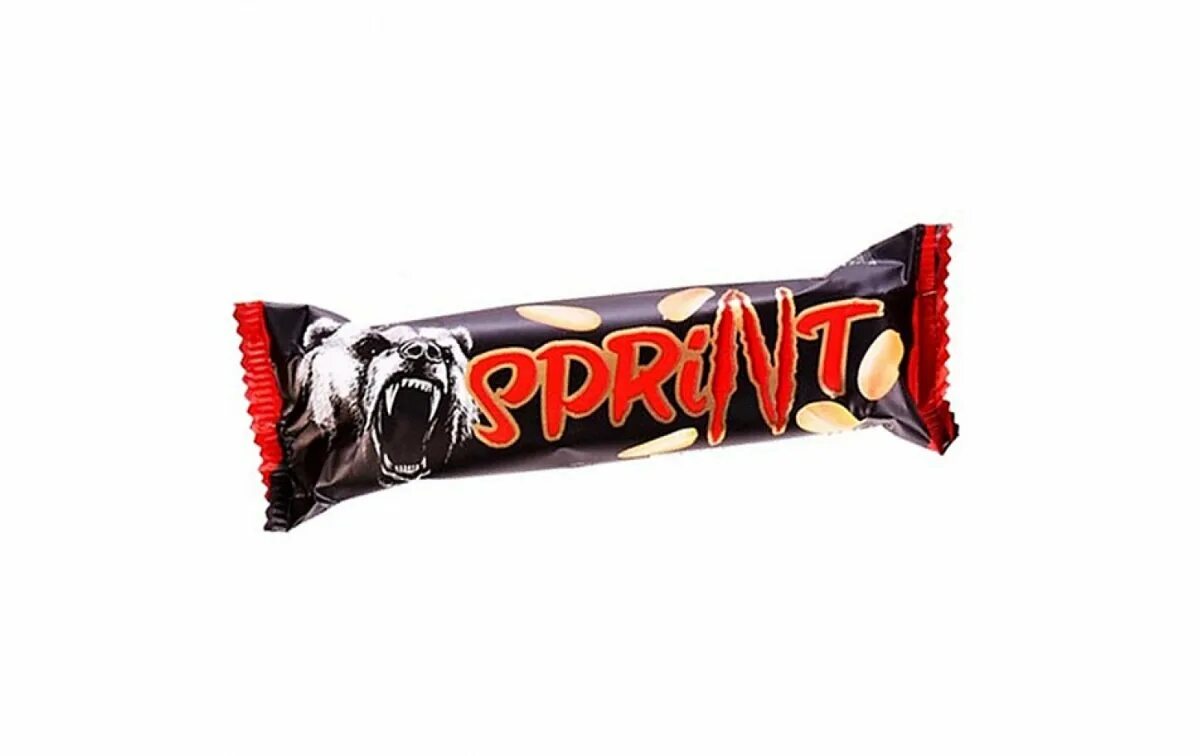 Батончик с арахисом и карамелью. Спринт 50 гр (кдв). sprint батончик. шоколадный батончик спринт. батончик super 40г (кдв).